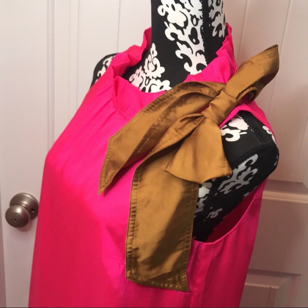 Hot Pink Dress With Bow